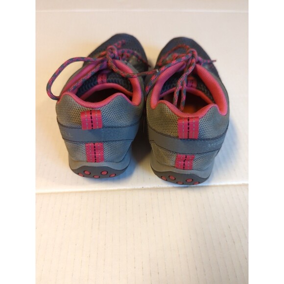 Merrell Castle Rock Shoes Sneakers Honeysuckle Womens 8 Gray Pink Hiking Outdoor - Picture 5 of 7